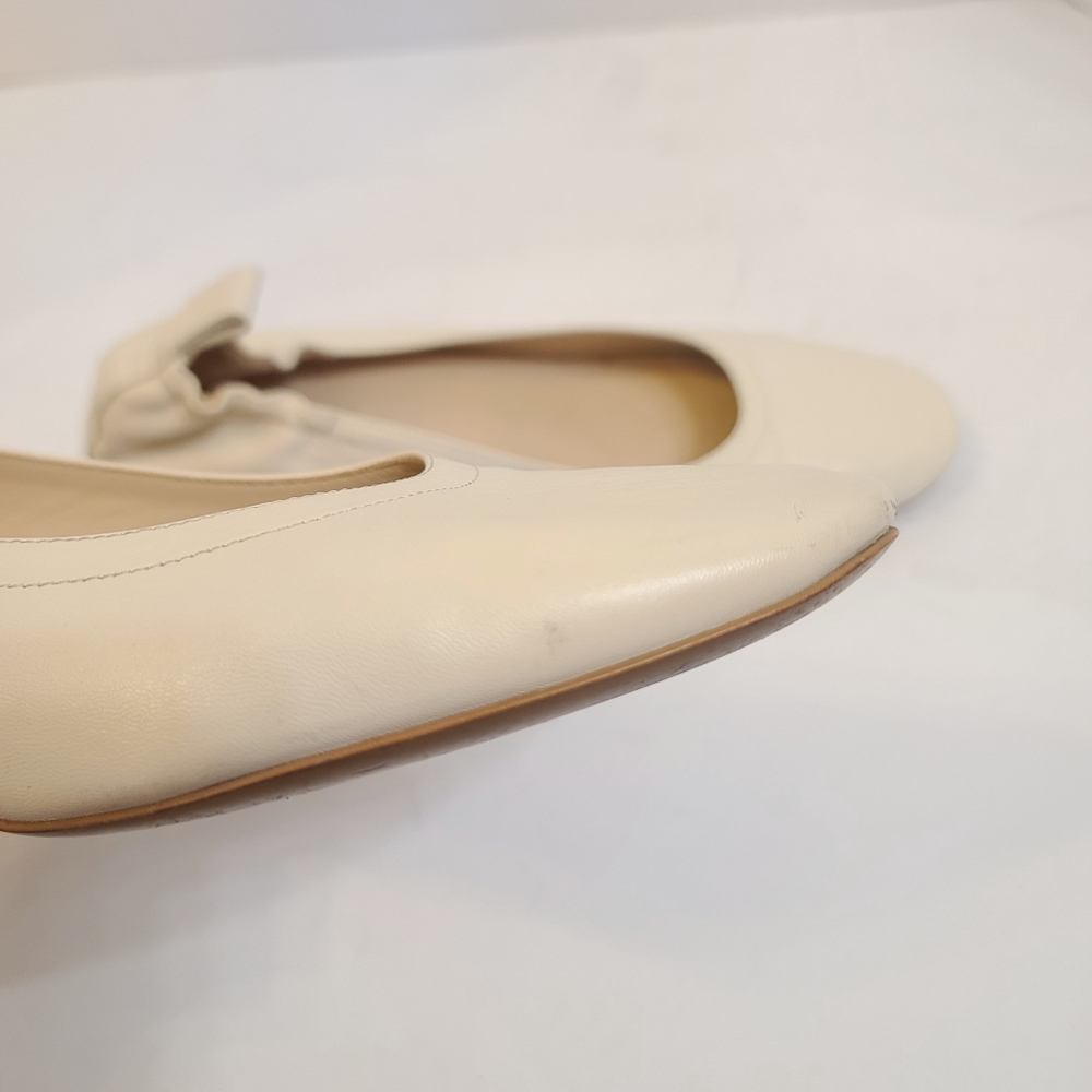 Everlane Off-White Leather Block Heel Pumps - Picture 7 of 16